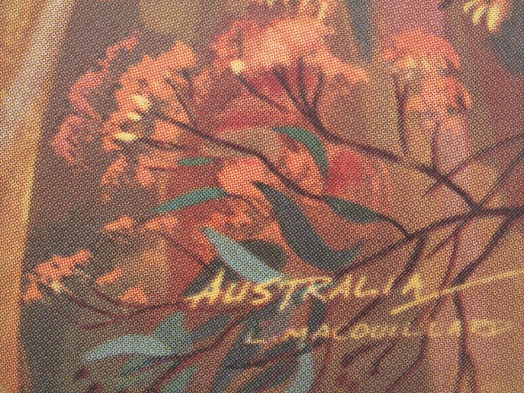 Mid-Century Modern Australia Advertising Travel Poster, 'Go Matson