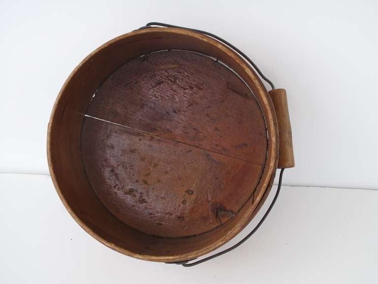 American 19th Century Cheese Box, Original Finish