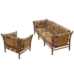 "Ilona" Arne Norell Sofa and Chair Set