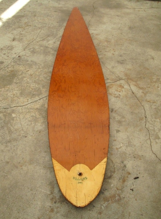 Mid-20th Century 1940s Youth Paddleboard / Surfboard 