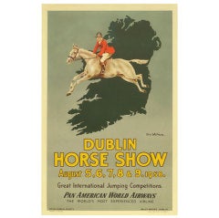 Vintage Dublin Horse Show Poster