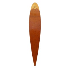 Vintage 1940s Youth Paddleboard / Surfboard "The Skipper"