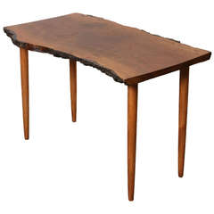Walnut Slab Table in the Style of George Nakashima