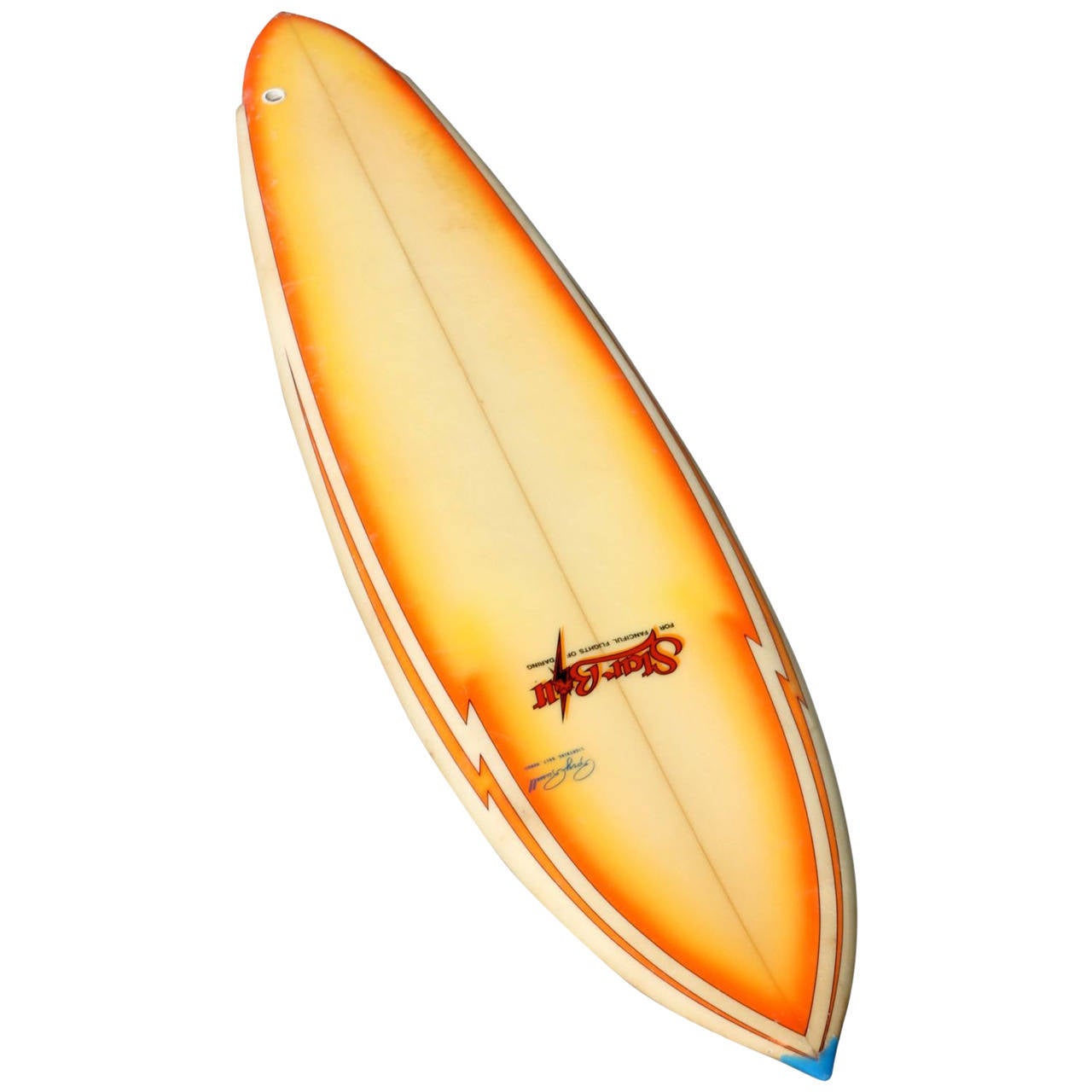 All Original Lightning Bolt Surfboard, Rory Russell Star All Original Lightning Bolt Surfboard, Rory Russell Star