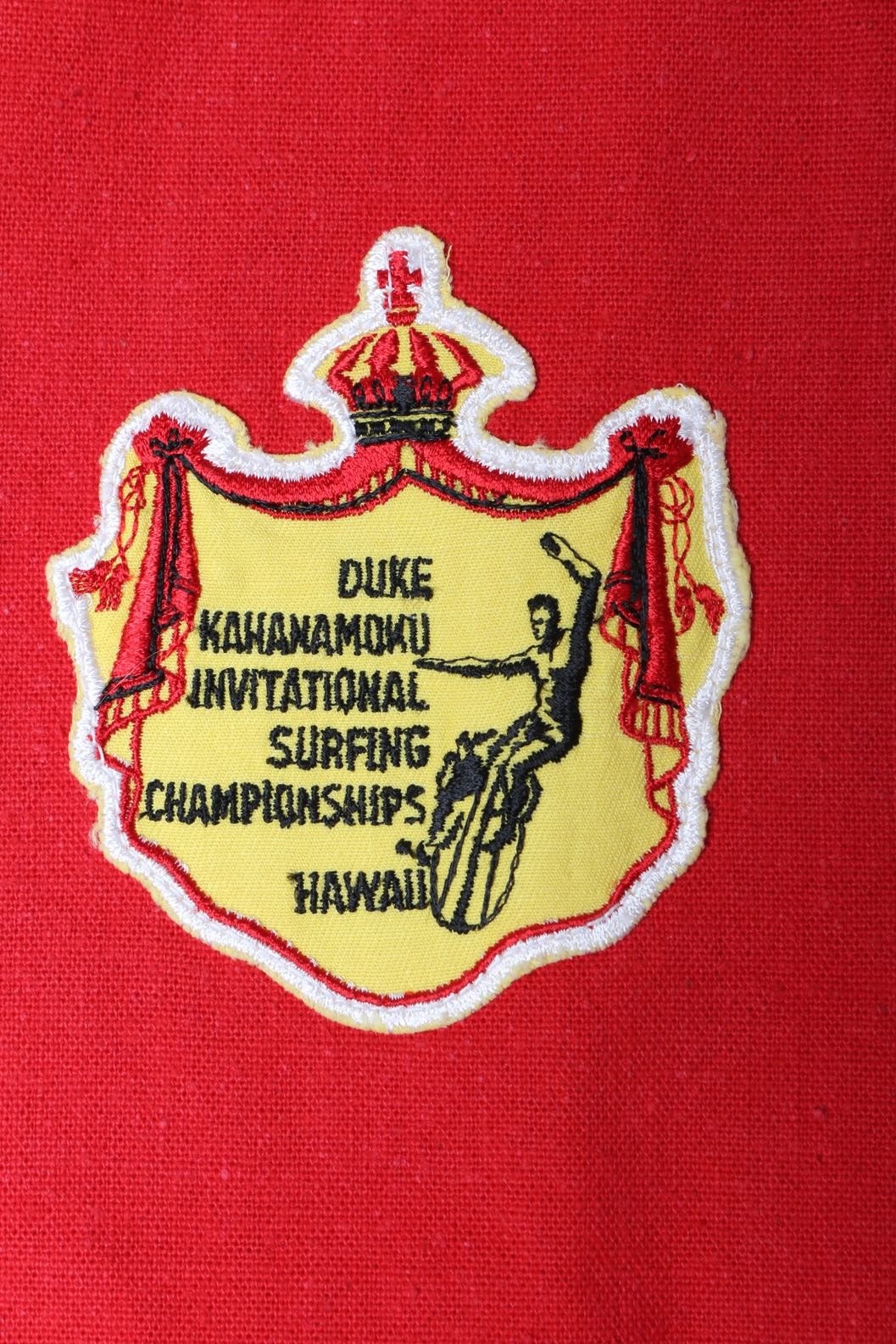 Mid-Century Modern Duke Kahanamoku Invitational Competitors Shirt, circa 1967, Original and Rare  For Sale
