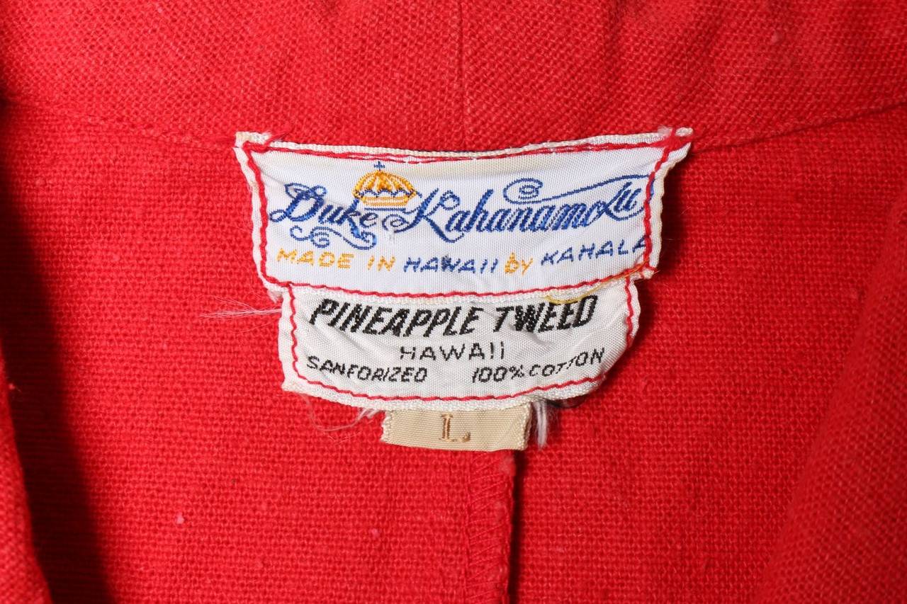 Duke Kahanamoku Invitational Competitors Shirt, circa 1967, Original and Rare  For Sale 1