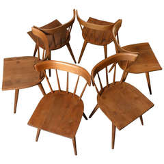 Set of Six Paul McCobb Planner Group for Winchendon Chairs