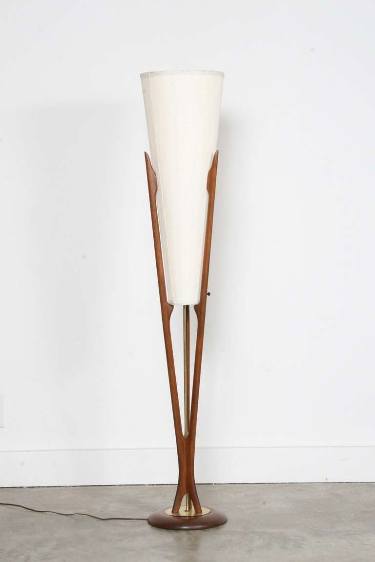 danish modern floor lamp