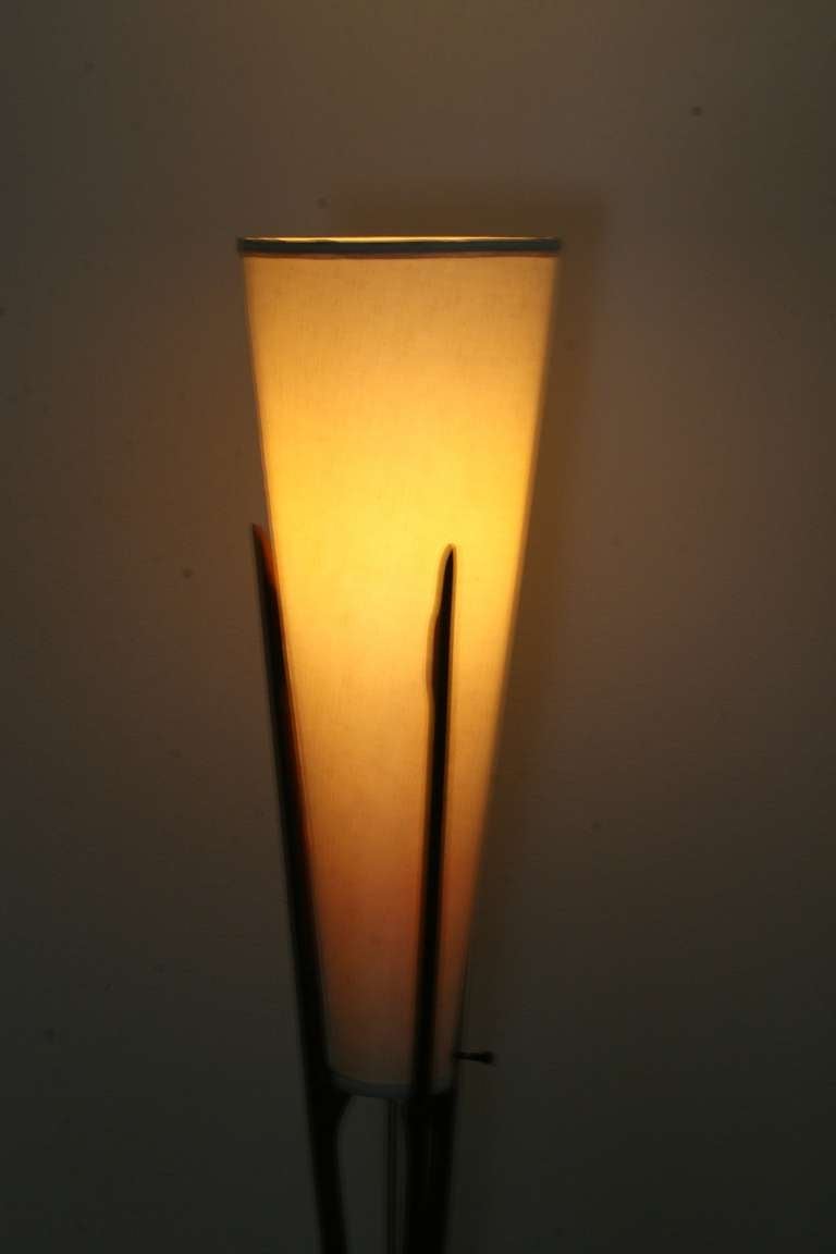 Danish Modern Sculptural Teak Floor Lamp 1