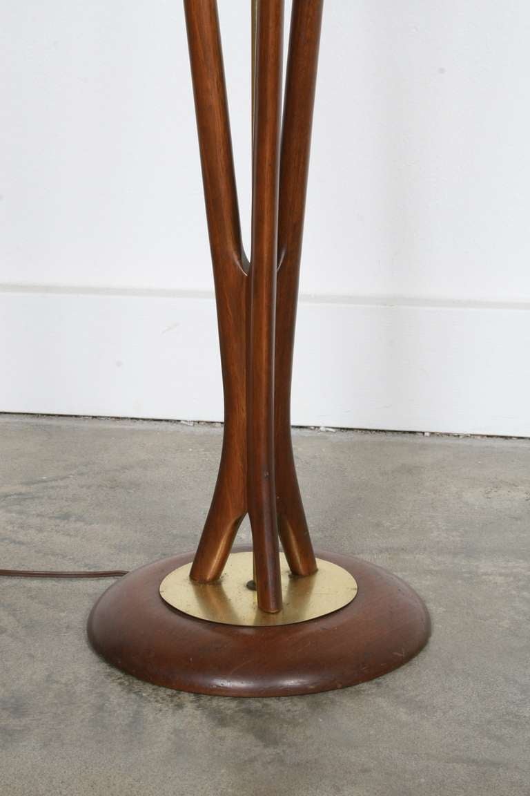 Danish Modern Sculptural Teak Floor Lamp 2