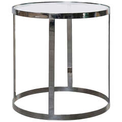 Milo Baughman Chrome and Glass Side / Cocktail Table - multiples available