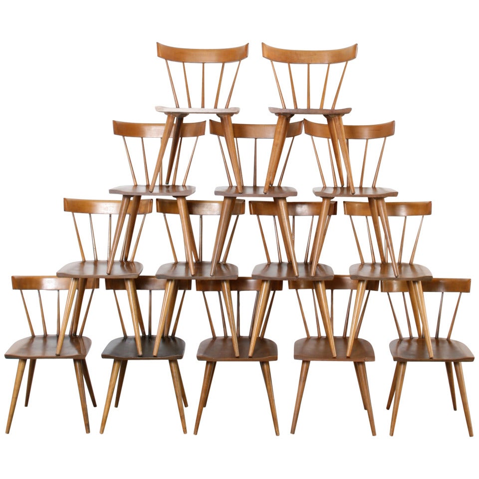 Set of 14 Paul McCobb Planner Group for Winchendon Chairs