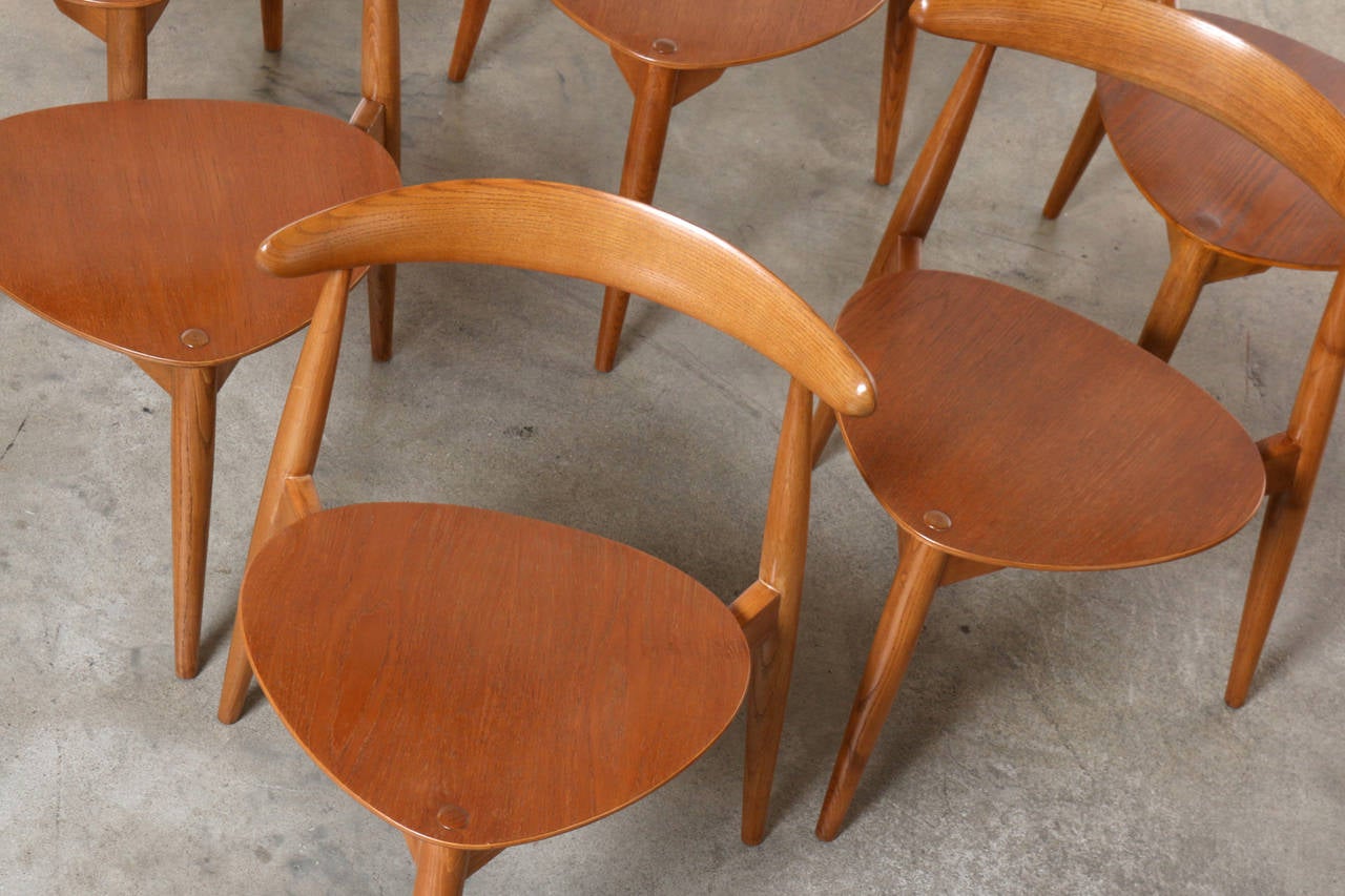Mid-20th Century Hjerte Stol 