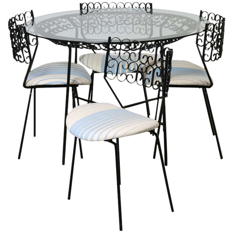 Salterini Garden Table And Chairs Maurizio Tempestini At