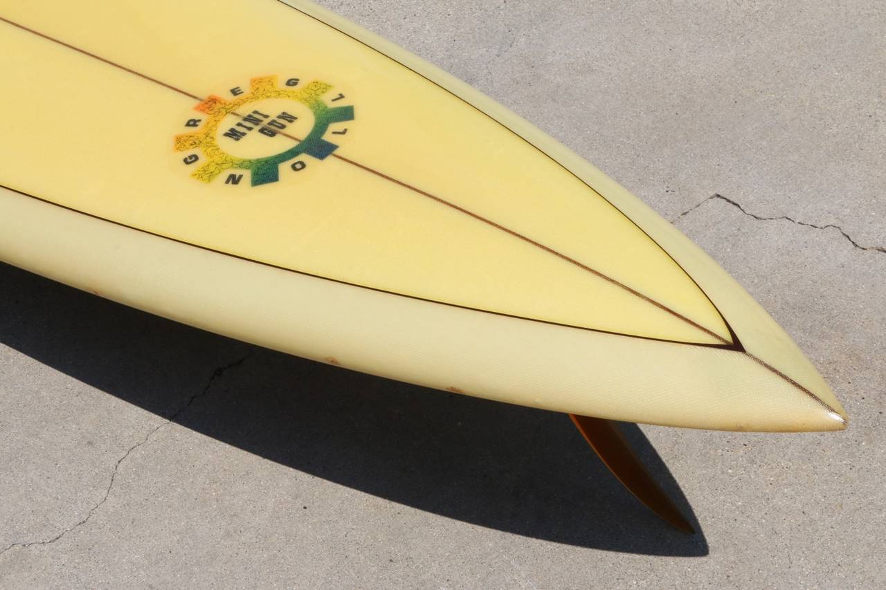 Extremely Rare Greg Noll Mini Gun Surfboard, 1967 In Excellent Condition In Los Angeles, CA