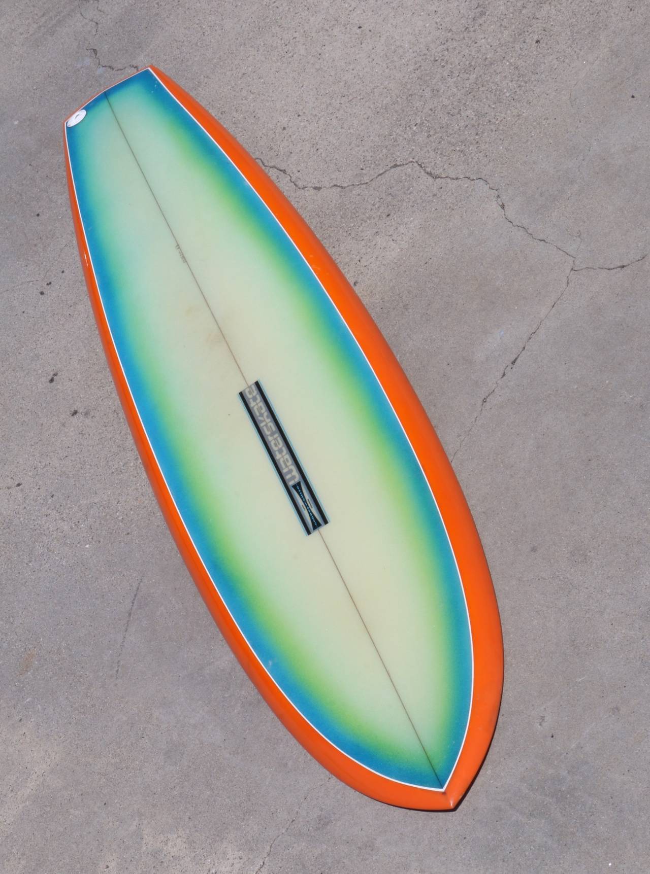Fiberglass Super Rare 1971 Gordon and Smith Concave Waterskate Model Surfboard For Sale