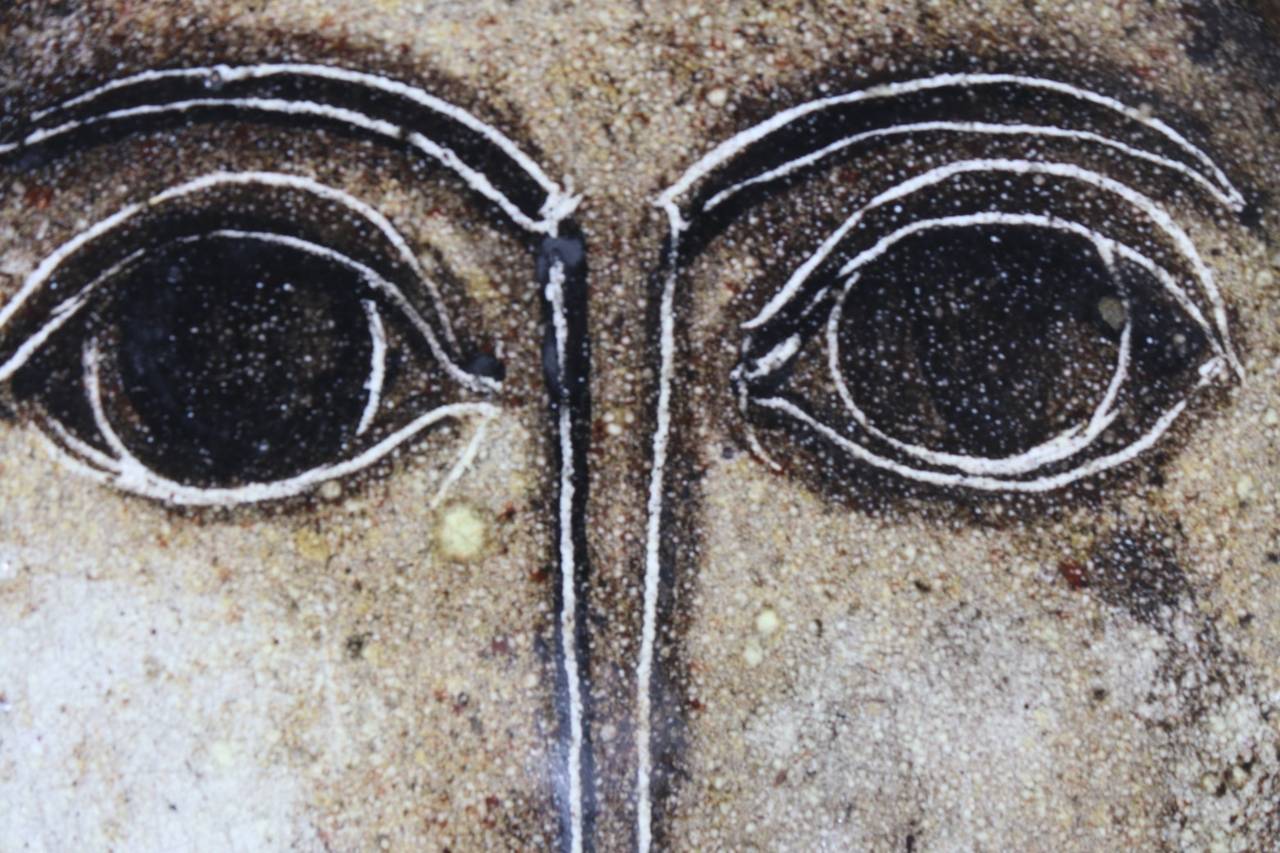 1950s Spanish Ceramic Wall Plaque by Alfaraz