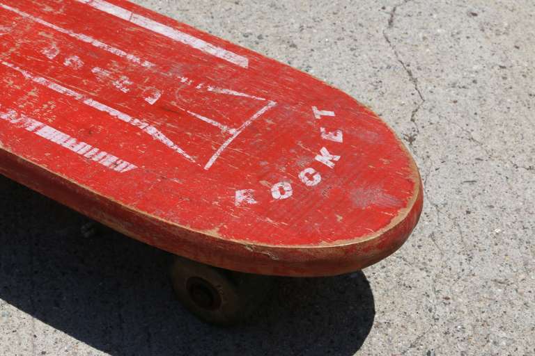 Collection of Three 1960's Wooden Skateboards In Good Condition In Los Angeles, CA