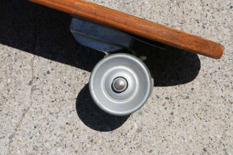 Mid-20th Century Collection of Three 1960's Wooden Skateboards