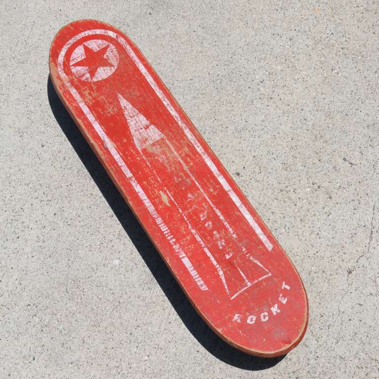 American Collection of Three 1960's Wooden Skateboards