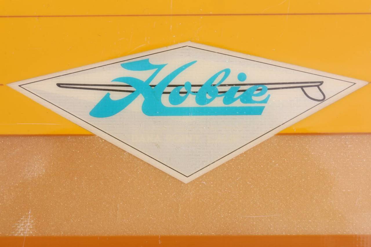 American Early 1960s Hobie Double Logo Original Condition Surfboard