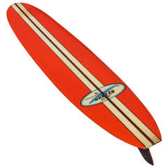 Vintage All Original Early 1960s Hansen Surfboard