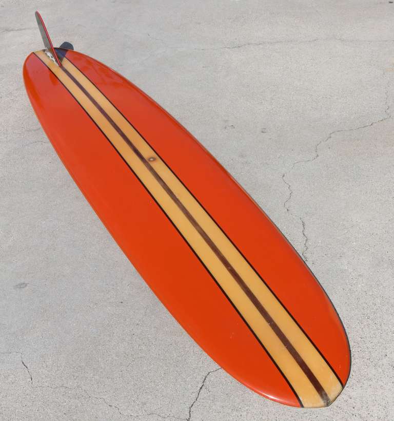 All Original Early 1960s Hansen Surfboard In Good Condition In Los Angeles, CA