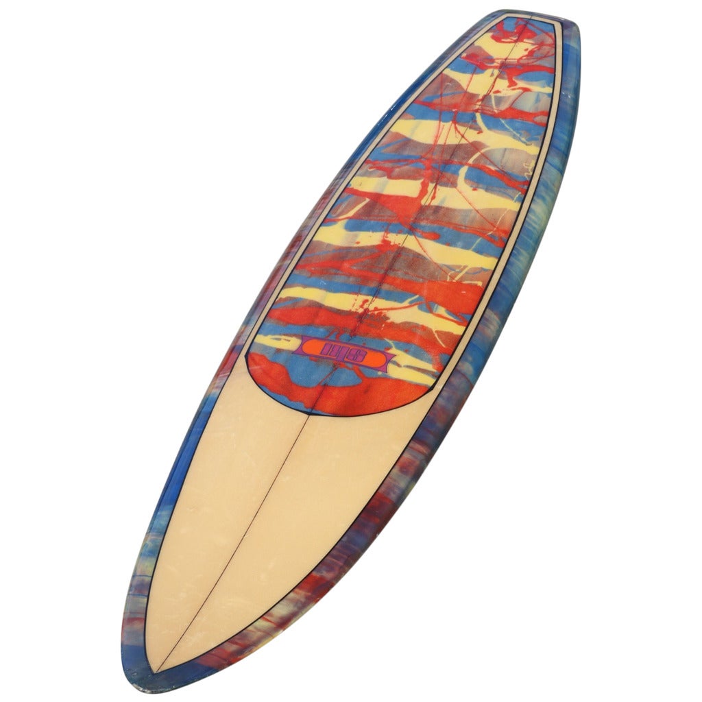 Dewey Weber Original Transitional "Ski" Surfboard, Nat Young Design, 1969 For Sale