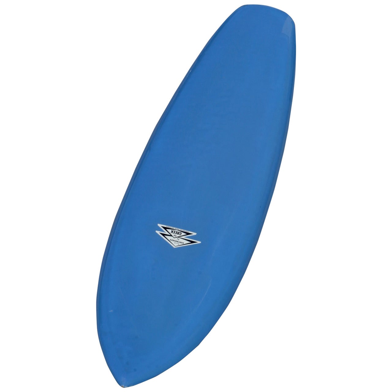 All Original Solid Blue "Greek" Surfboard, Huntington Beach, CA Circa 1970