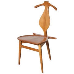 Vintage Hans Wegner 1st Edition Valet Chair for Johannes Hansen