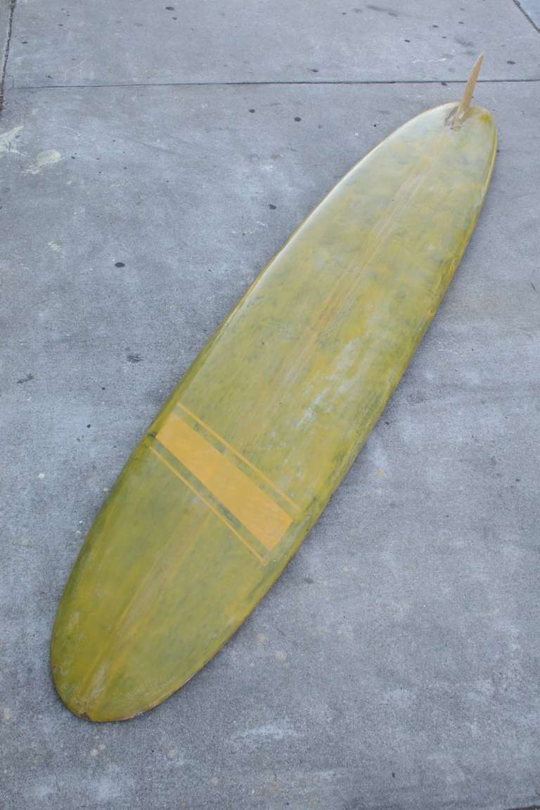 Foam Royal Hawaiian 1960's Surfboard, A Well Loved 