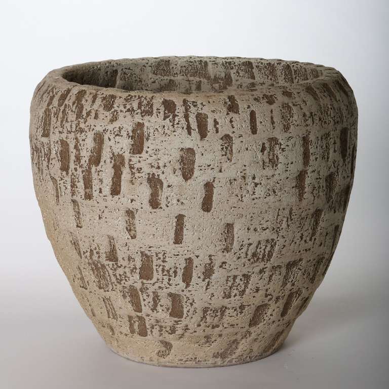 Mid-Century Modern Hans Sumpf Incised Clay with 