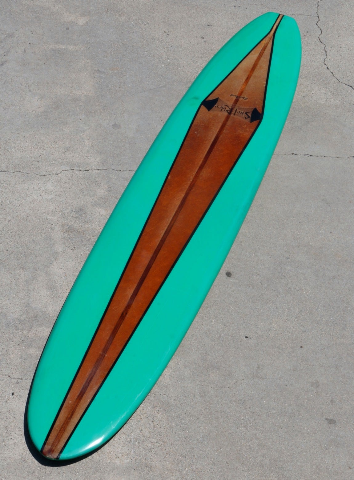 Mid-Century Modern Early 1960s 'Surf Rider Standard' Surfboard, Santa Ana, California