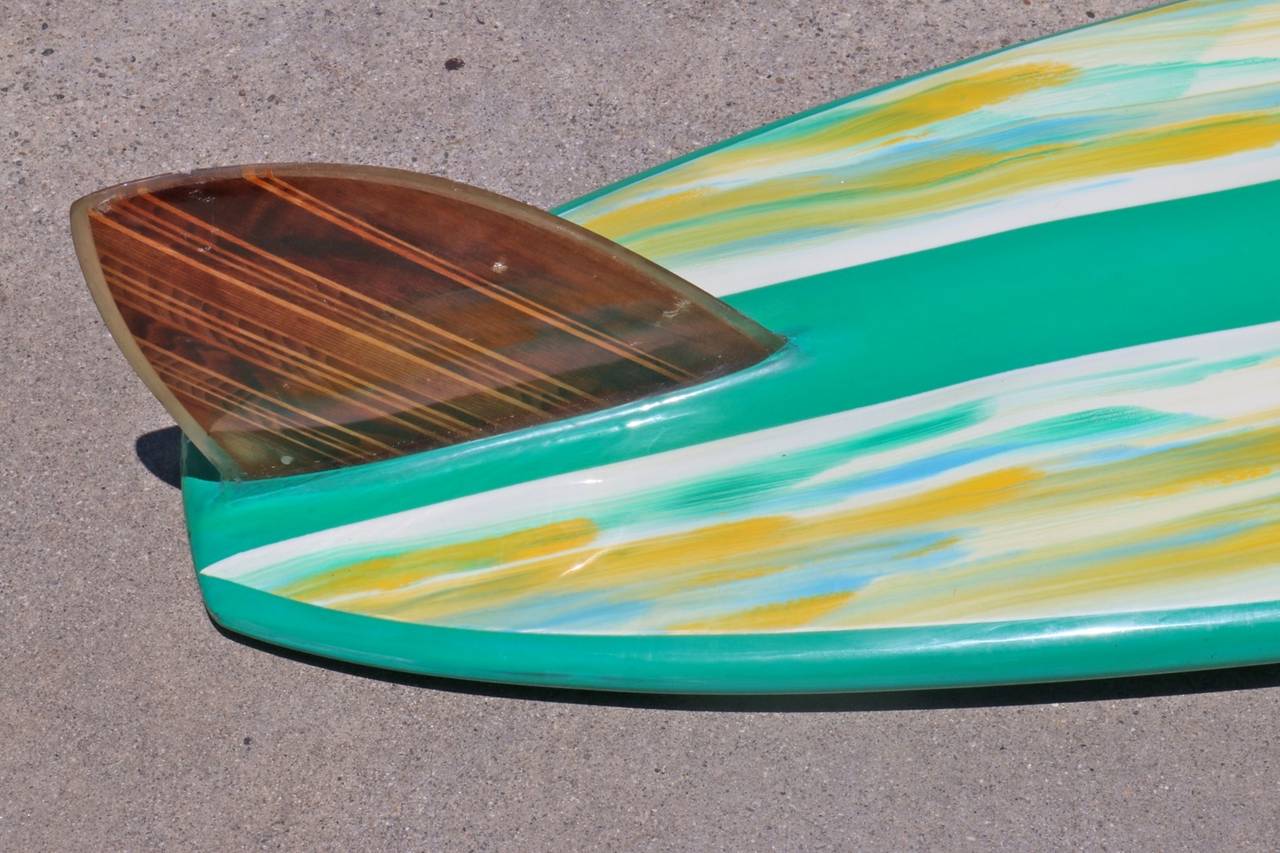 American Early 1960s 'Surf Rider Standard' Surfboard, Santa Ana, California
