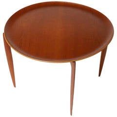 Portable Tray Top Table, Fritz Hansen, Denmark, 1958