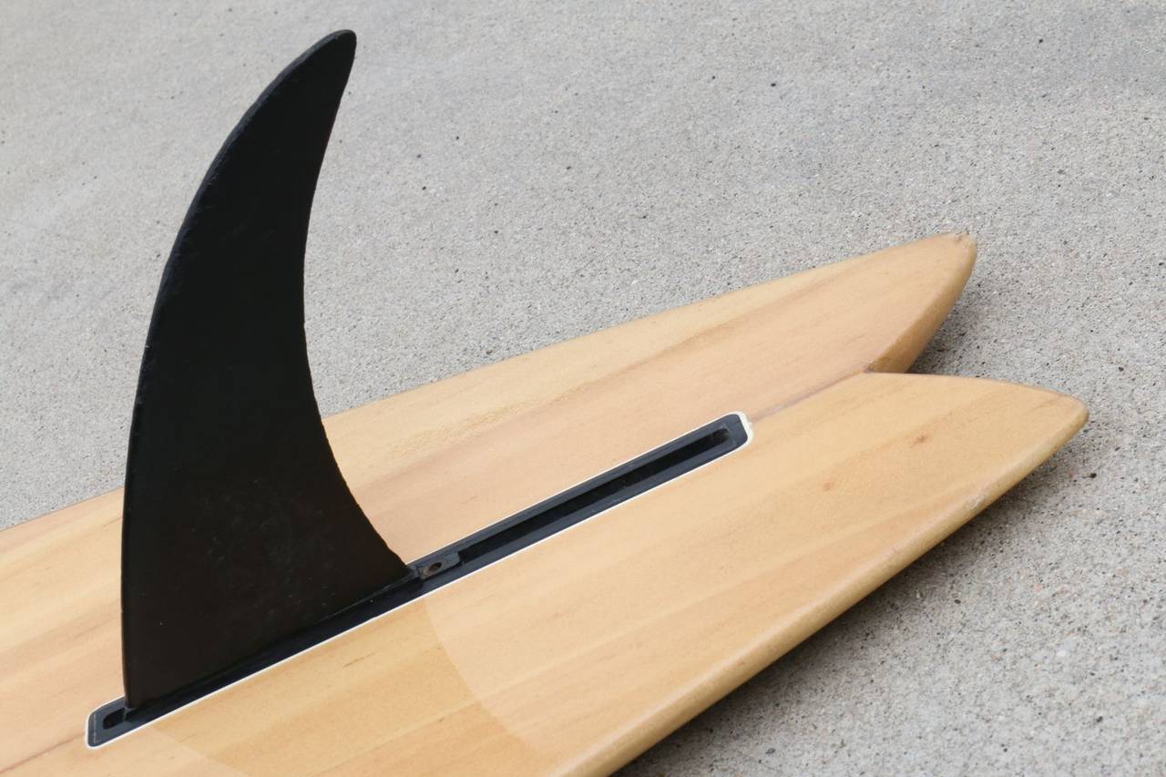 American Faux Balsa Wood Surfboard, Early 1970s