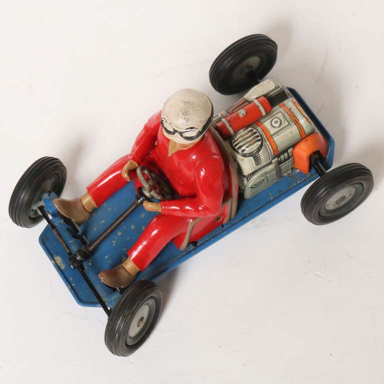 Mid-20th Century Rare 1950s Schuco West German Toy Go-Kart