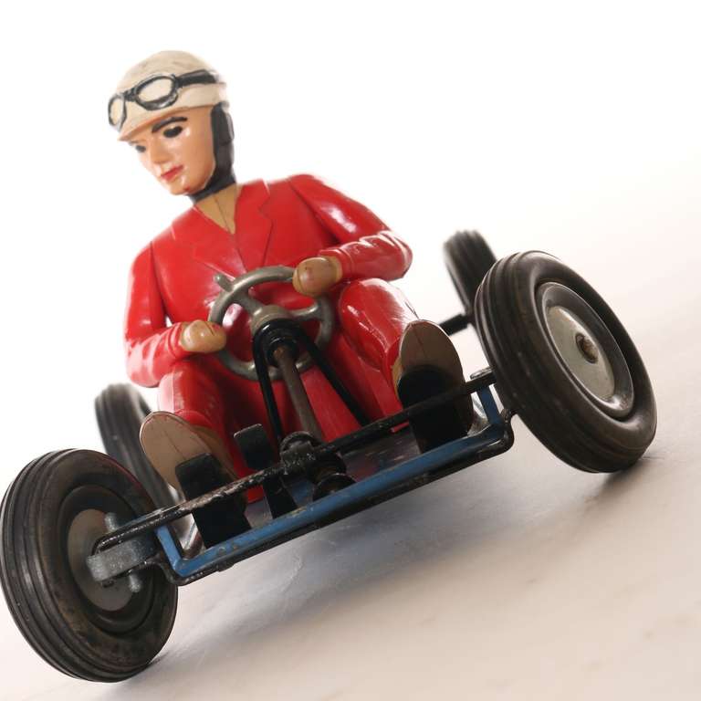 Mid-Century Modern Rare 1950s Schuco West German Toy Go-Kart