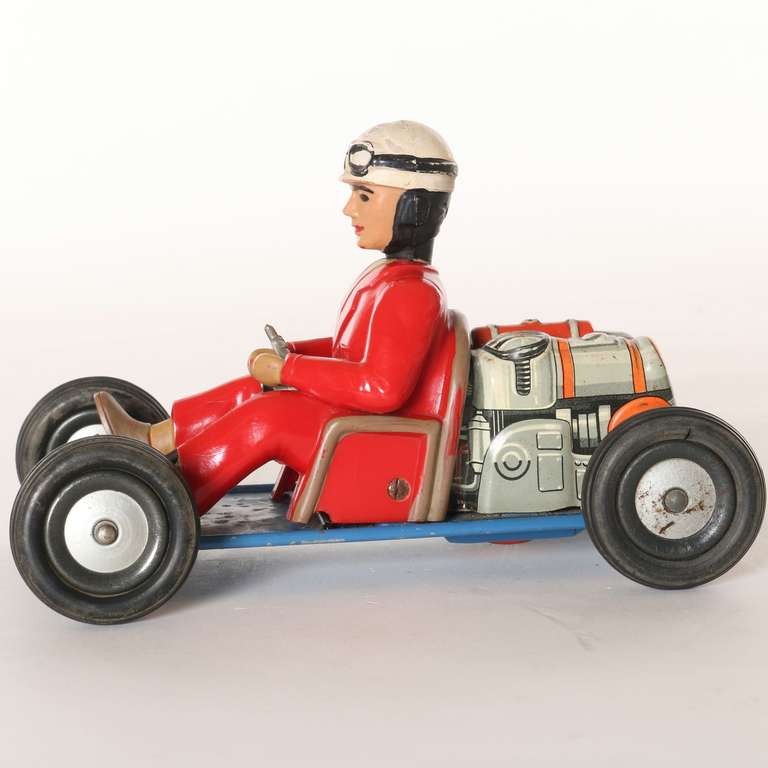 Rare 1950s Schuco West German Toy Go-Kart 2