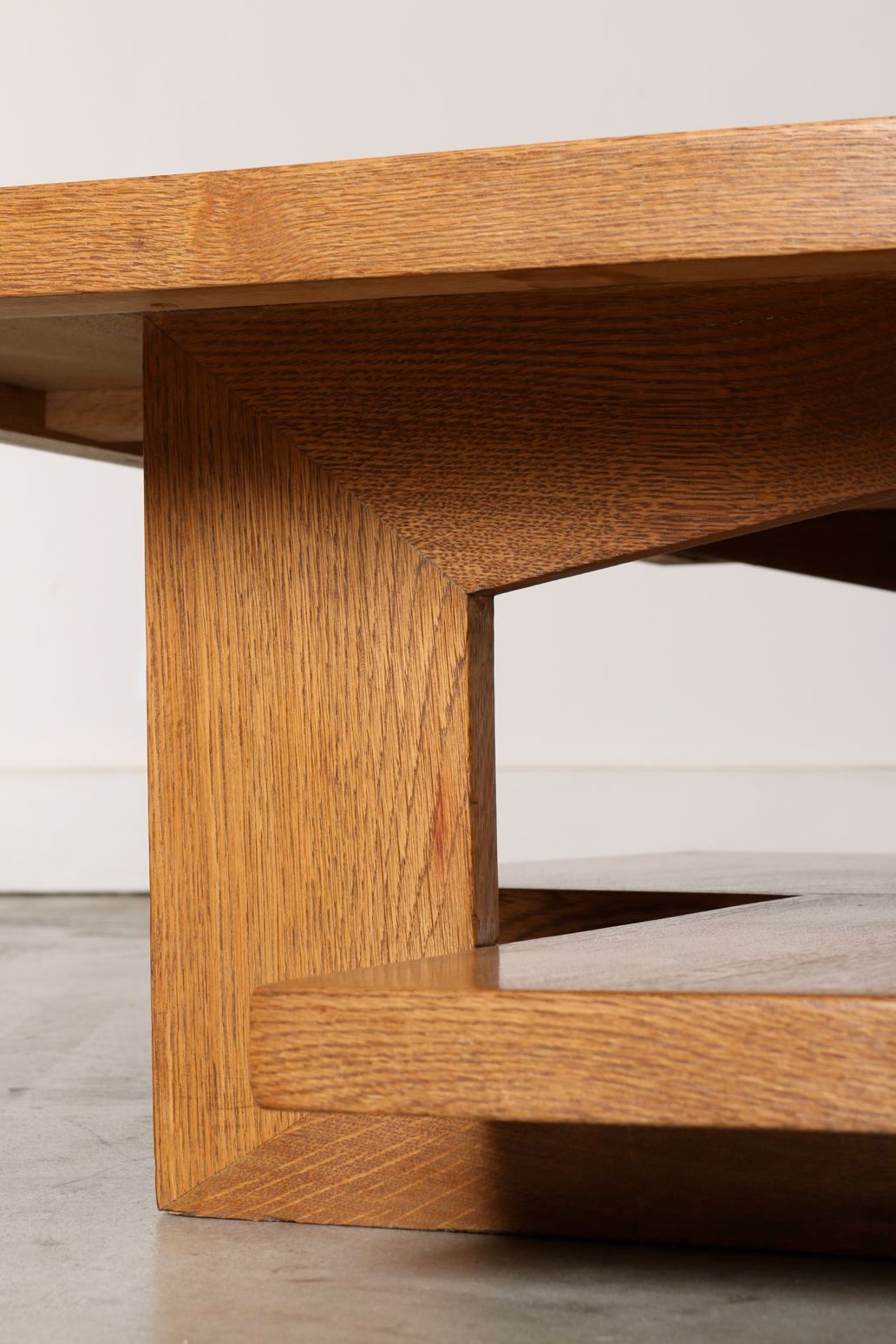 Wood Neutra, Frank Lloyd Wright Style Architects Coffee Table
