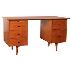 Paul McCobb Desk, Maple, All Original 1950s