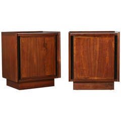 Walnut Night Stands by John Kapel for Glenn of California