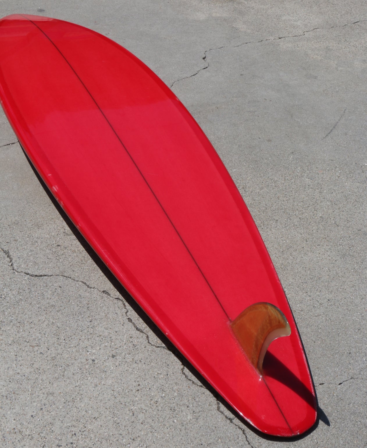 Mid-Century Modern Early 1970s Surfboard by Santa Cruz Surfboards with Spider Logo