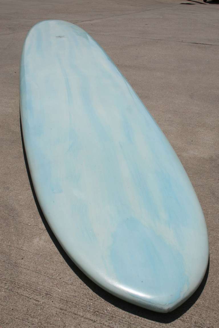 Wardy Surfboard with Powder Blue Acid Splash - Laguna CA 1960 2