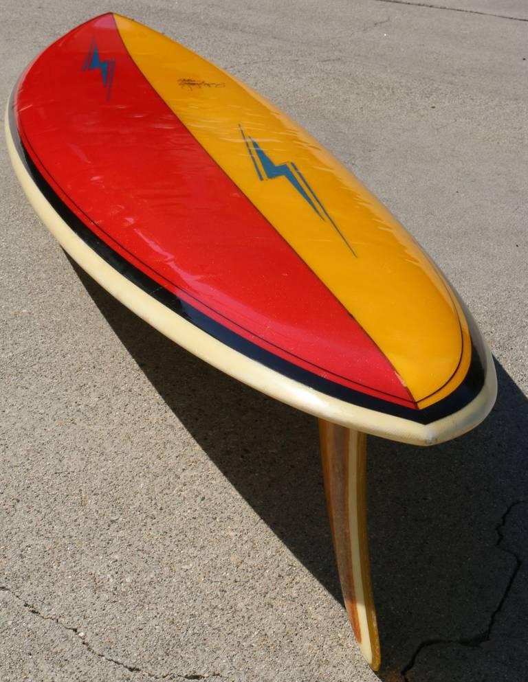 76 lightning bolt surfboard value