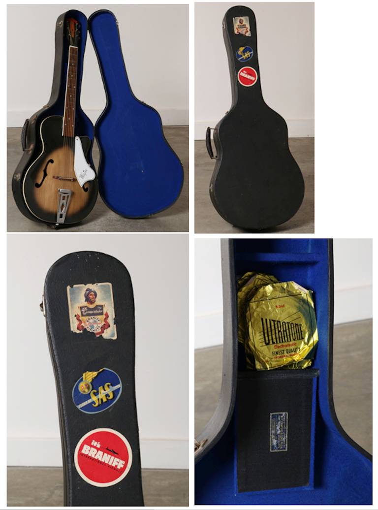 Wayne Archtop Jazz Box Guitar with Case 1