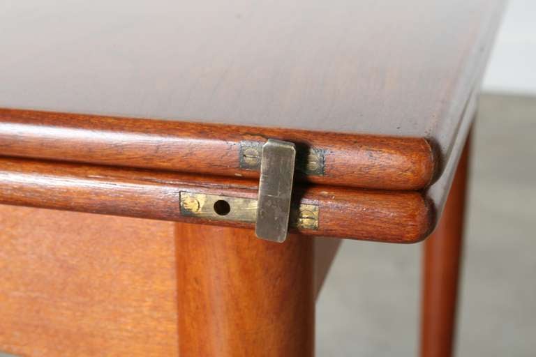 Borge Mogensen Danish Flip Top Teak Dining Table In Good Condition In Los Angeles, CA