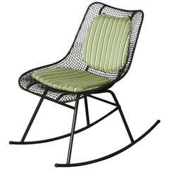 Retro Russell Woodard Armless Rocking Chair