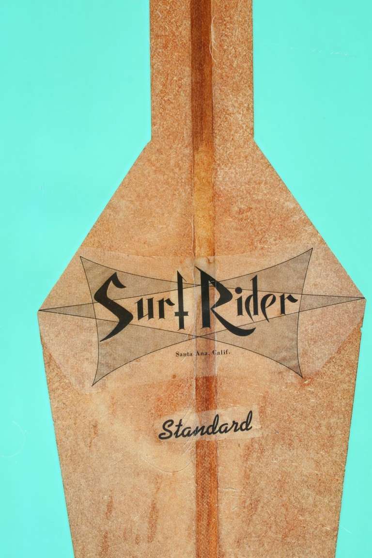 Surf Rider Surfboard, California 1960's In Good Condition In Los Angeles, CA