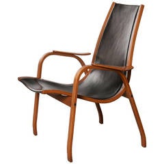 Vintage Lamino Chair by Yngve Ekstrom, Sweden
